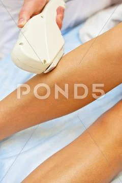 Laser epilation Stock Photos