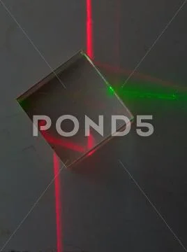 Laser experiment Stock Photos