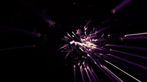 Laser Fireworks - Assorted Colors – Laser Light Stock Footage 84105313