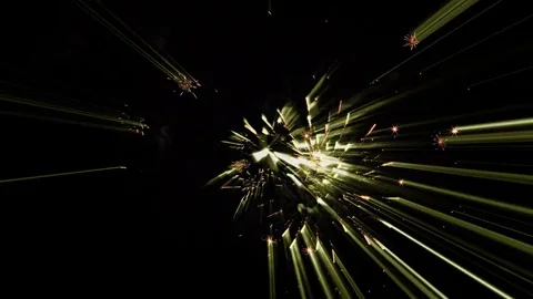 Laser Fireworks - Assorted Colors – Laser Light Stock Footage 84105318