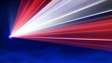 Laser flag of austria. Austrian abstract flag. Laser show. Template of banner Stock Illustration