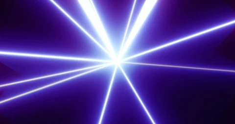 Laser Flash Neon Blue Stock-Footage 91787011