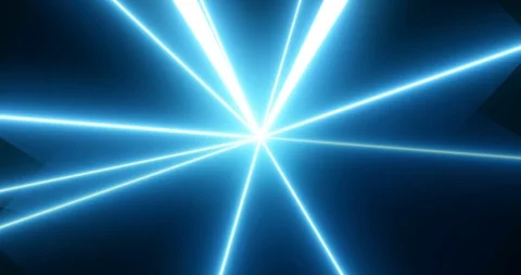 Laser Flash Sky Blue Stock Footage 91786922