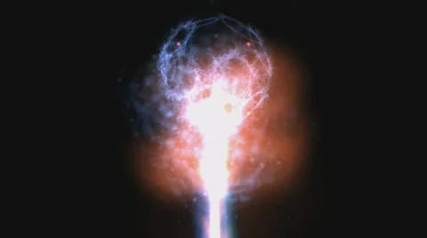 Laser flashes animation Stock Footage 34413334