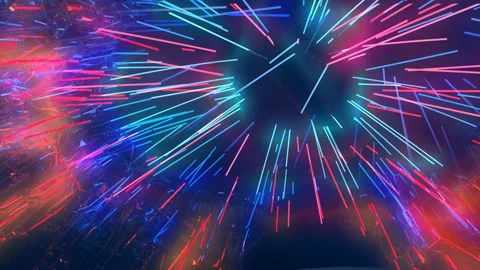 Laser funnel Stock Footage 136546972