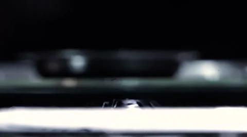 Laser-head red ray of DVD drive, macro shot Stock Footage 61716261