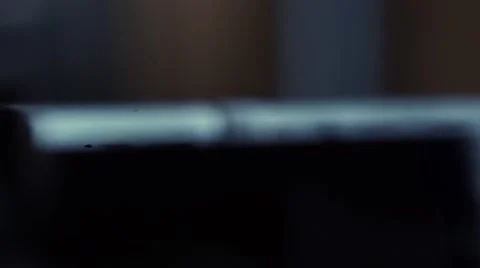 Laser-head red ray of DVD drive, macro shot Stock Footage 61716290