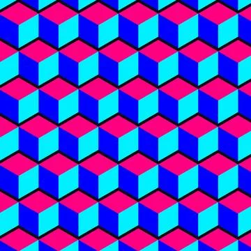 Laser Horizon isometric geometric pattern Stock Illustration