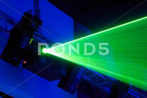 Laser installation Stock Photos