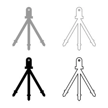 Laser level tool measure building on tripod engineering equipment device fo.. Ilustración de archivo