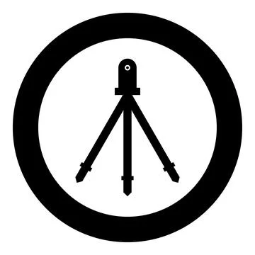 Laser level tool measure building on tripod engineering equipment device fo.. Ilustración de archivo