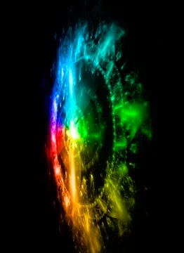 Laser light, abstract background. 스톡 일러스트