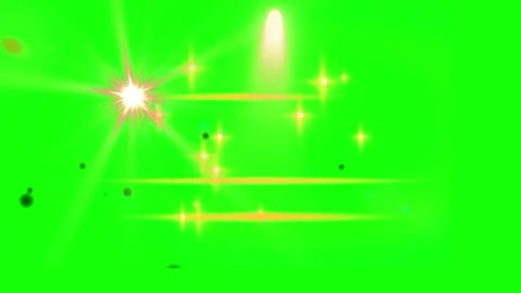 Laser Light Beams Shining Through Dark Green Abstract Background with Glowing Stockbeeldmateriaal 339128173