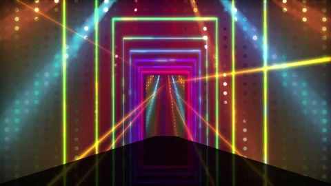 Laser Light Dance Stage Stock Footage 282530526
