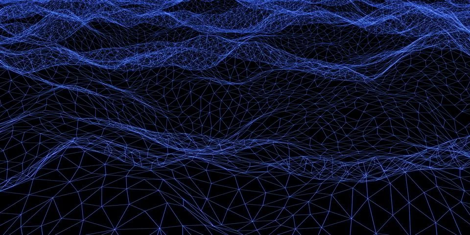 Laser light mesh neon light texture background 3d illustration Stock Illustration