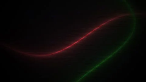 Laser light trails in darkness technology. Stock Footage 340035100