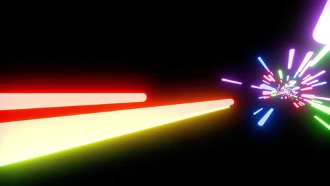 Laser Light Tunnel Background Stock-Footage 288078445