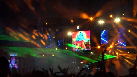 Laser Lighting Show Stock Footage 233563698