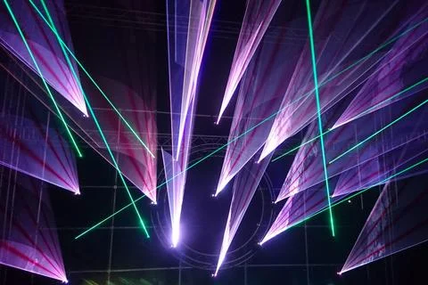 Laser Lights Stock Photos