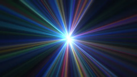Laser Lights Shine In The Dark, Night Club Event Background Or Scientific Beams Video stock 154356762