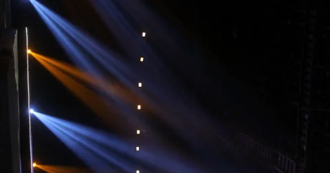 Laser Lights On the Stage Stock Footage 171404469