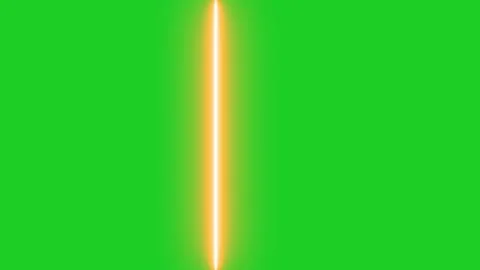 Laser line scanning overlay loop animation isolated on green background 動画素材 346375096