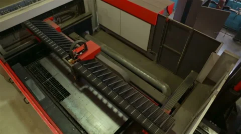 Laser Machine Stock Footage 46167783