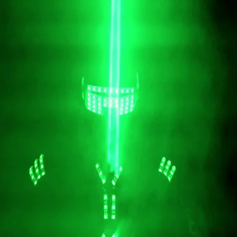Laser man show. Stock Footage 69717379