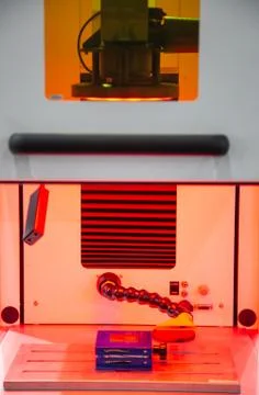 Laser Marking Machine Foto stock