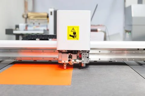 Laser Material cutting machine Stock Photos