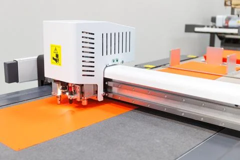 Laser Material cutting machine Stock Photos