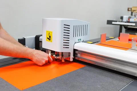 Laser Material cutting machine Stock Photos