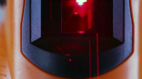 The laser measurement level for construction works Stock Footage 64603469