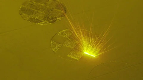 Laser Metal 3D Printing Technology Stock Footage 169165327