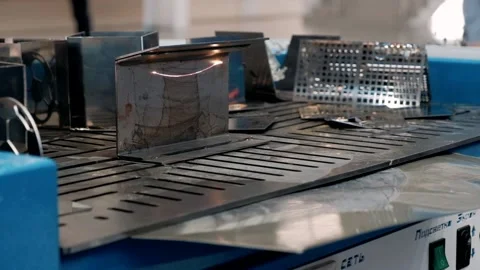 laser metal cleaning, removing of rust Stock Footage 192291705