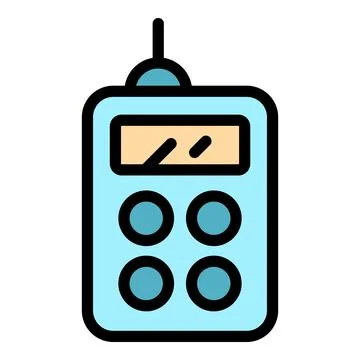 Laser meter instrument icon vector flat Stock Illustration