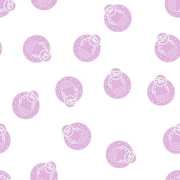 Laser mole removal glyph seamless pattern Stock Illustration
