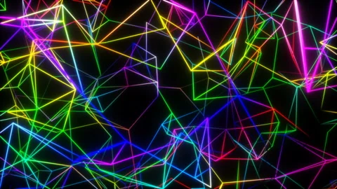 Laser neural connection.Abstract background . Seamless loop. Stock Footage 100674203