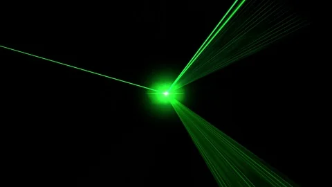 Laser party lights with dark background Stock Footage 123960999