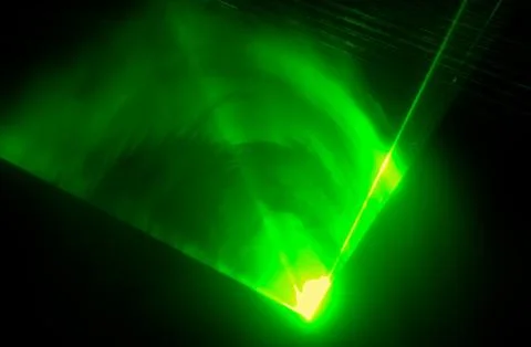 Laser Foto stock