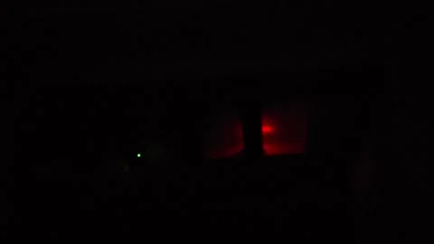 Laser Pointer Beam on Wall Surface Stock Footage 333631538
