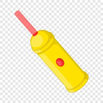 Laser pointer icon, cartoon style Illustrazione stock