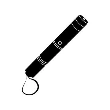 Laser pointer icon Illustrazione stock