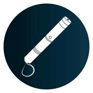 Laser pointer icon Illustrazione stock