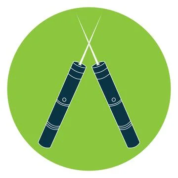 Laser pointer icon Illustrazione stock