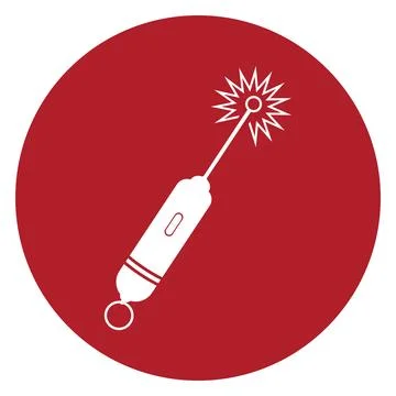 Laser pointer icon Illustrazione stock