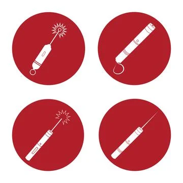 Laser pointer icon Illustrazione stock