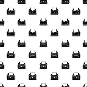 Laser printer pattern seamless Stock Illustration