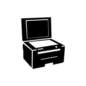Laser printer vector icon 스톡 일러스트