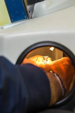 Laser processing for dental prosthesis Stock Photos